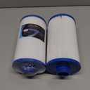 POOLPURE 4CH-21 Spa Filter Replaces PDM25P4, PTL18P4, PA13, PA17, Filbur FC-0121, 20245-238, PVT-25N, Baleen AK-9003, SD-00845, 18 sq.ft Screw in Male Fine(1 1/2" MPT) Thread Filter 2 Pack
