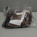 Estelar Textiler Brown and Greyish White Blackout Curtains 54 Inch Length, Full Light Blocking Gradient Grommet Drapes for Living Room, Thermal Insulated Ombre Curtains for Bathroom, 52Wx54L, 2 Panels