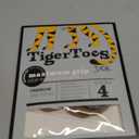DOK TigerToes Premium Non-Slip Dog Socks for Hardwood Floors - Extra-Thick Grip that Works Even When Twisted - Prevents Licking, Slipping, and Great for Dog Paw Protection (Cool Caramel, Small)