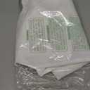 N&Y HOME Fabric Shower Curtain Liner Extra Long Stall Size 48 x 84 inches, Hotel Quality Washable White Shower Liner, 48x84