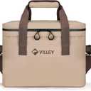 VILLEY 20L Insulated Cooler Bag with Padded Top Handle, Removable Shoulder Strap, and Sufficient Capacity for 30 Cans of 12 oz Drinks