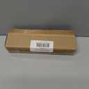 100 Manila Shipping Tags with Wire Attached #1-2 3/4 x 1 3/8 - Small Paper Hang Labels with Metal Ties and Reinforced Hole, Pre-Wired Tags to Tie On