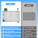 Toddler Airplane Bed, Portable Airplane Seat Extender Travel Bed for Kids, Soft Baby Plane Travel Essentials for Flying, Toddlers Long Flight Must Haves Footrest (31in*19in)