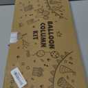 TEKXYZ Gold Balloon Stand Set of 2, 1 to 5.25 Ft Adjustable Metal Balloon Column for both Floor Stand and Table Centerpieces