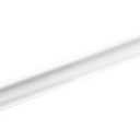 Dalrun Clear Acrylic Shower Threshold 3/8" X 3/8" (WxL) for Frameless Shower Door, Transparent Shower Dam Shower Splash Guard 39" Long,Half Round,Peel and Stick
