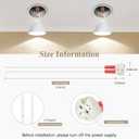 DiCUNO G4, GU5.3 Bi-Pin Ceramic Base Socket, MR16, MR11 Halogen Incandescent LED Bulb Holder Wire Connector (24pcs)