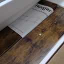 Huuger 94.5-110.2'' Extendable Behind Couch Table with Outlets, 94.5- 110.2"W x 29.5"H
