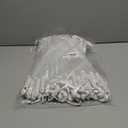 Miikoul 64 Pcs Fiber Optic Wands White Glow Sticks LED Wedding Wand Light up Party Favor Sticks Flashing Wands with 3 Light Modes for neon Party Wedding Baby Shower Birthday Party Supplies