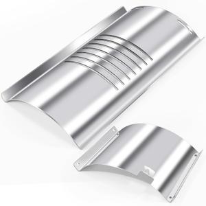 Hiorucet Flame Broiler Parts for Pit Boss 340 & 440 Series Pellet Grills, Boss PB340, PB340TGW1, PB440, PB440D, Tailgater PB440TG1, Ranch Hand PB440TGR1, Flame Broiler Slide Cover Bottom for Pit Boss