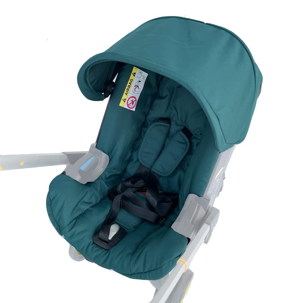 Seat Cushion Changing Kits Clothes, Sun Shade, Stroller Canopy Compatible with Doona Car Seat & Stroller (Green)