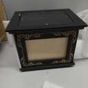 Cremation Urns for Human Ashes Adult Male or Female, Funeral Memorial Urns for Ashes with Photo Frame, Wooden Urns Box and Casket for Men Women, Burial Urn for Adults Up to 200 IBS