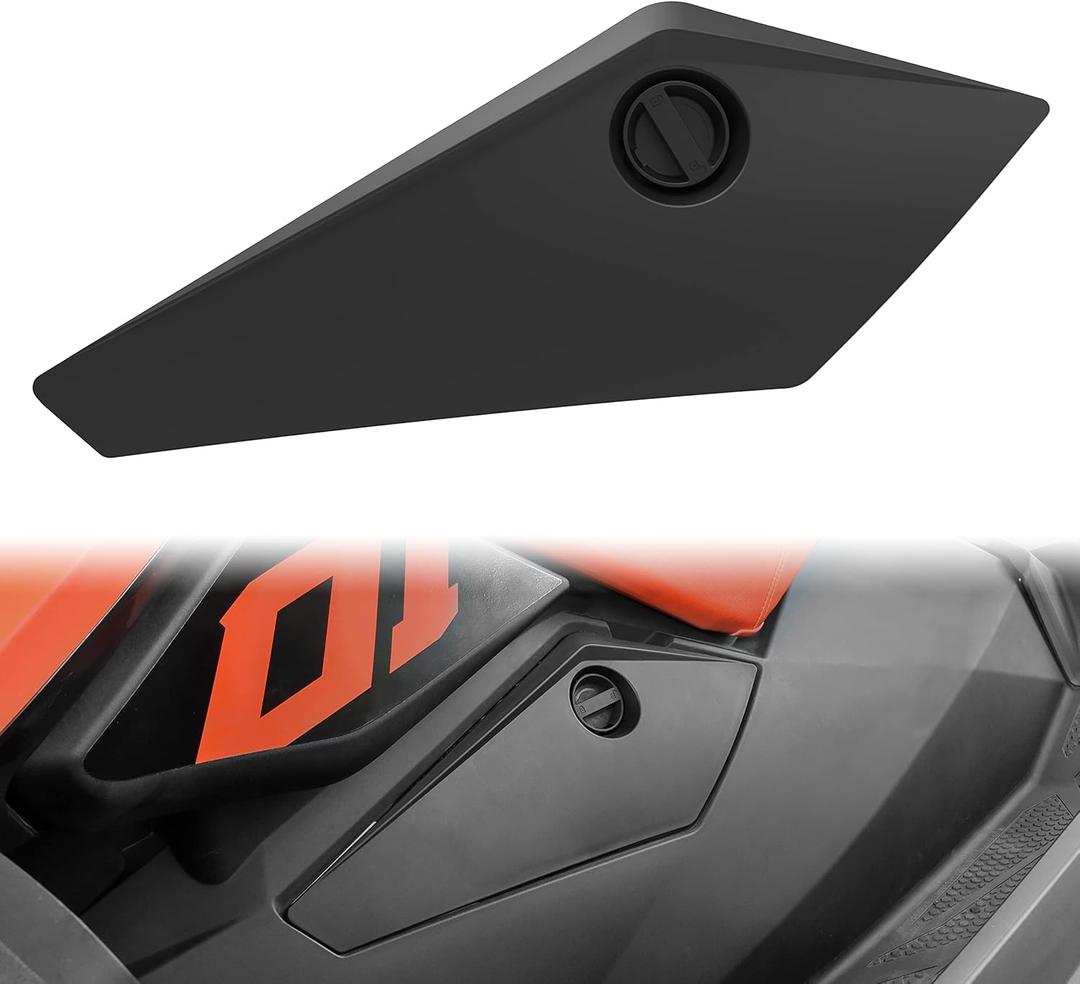 SAUTVS Front Access Cover for Sea-Doo Spark, Plastic Black Side Fairing Lock Cover Kit for Sea-Doo Spark 60 900 Trixx 2015-2020 Accessories (1PCS, Replace #291004155)