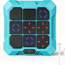 Tic Tac Toe Game, 6-in-1 Electronic Tic Tac Toe with Mute & Rechargeable - Handheld Travel Board Game for Kids Ages 4+, Adults, Family - Educational Learning Toy for Boys Girls Blue