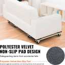 VEVOR Hardwood Furniture Moving Dolly, 30 in. x 18 in. 4 x 3 PP Swivel Casters, Heavy Duty Wooden Mover Dollies, Moving Cart with Wheels for Heavy Furniture, 1000 lbs. Capacity, 2 Pack