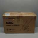 Under Desk Bike Pedal Exerciser, Quiet Magnetic Mini Exercise Bike with MERACH App for Arm, Leg Recovery, Physical Therapy, Smooth Foot Desk Cycle (Black & Blue)