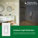 Lutron Diva LED+ Dimmer Switch with Night Mode for Bathrooms, Paddle Dimmer Switch for Dimmable LED Bulbs, UL Listed, Single-Pole/3-Way, No Neutral Wire Required, White (DVCLN-153PG-WH)