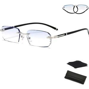 Clarity Blue Glasses, Unisex Automatic Adjustment glasseses, Block Blue Light, Paired With An Elegant Glasses Case