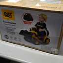 Kid Trax 6V CAT Frontloader Ride-On Toy for Kids, Ages 18-36 Months, Max Weight 44 lbs, Easy Push Button Drive System and Pull Front Bucket Lever, Includes Toy Hard Hat