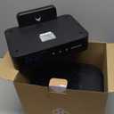 oneisall Wireless Filterless Cat Water Fountain, Separate Clean and Dirty Water Pet Fountain with Stainless Steel Bowl, 3.5L/118oz Quiet No Filter Smart FreshFill Automatic Cat Water Dispenser, Black