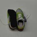 OPP Women Fashion Sneakers Casual Lace-up Suede Leather Athletic Tennis Sports Gym Running Shoes Women, Size 41, Green