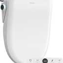 Bidet Toilet Seat Elongated, Smart Heated Toilet Seat, Instant Warm Water & Dryer, Feminine & Rear Wash, Self-Clean Nozzle, Slow Close Lid, Child/ECO/Silent Mode