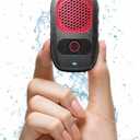 Wearable Bluetooth 5.4 Speaker with Up to 30 Hours Battery Life, Clip-On Speaker, IPX6 Wateproof, Built-in Noise Cancelling Mic for Crystal Clear Calls Premium Audio