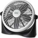 BLACK+DECKER High Velocity Floor Fan, 15.6" Diameter Freestanding Fan, 5 Plastic Blades, 3-Speeds, 90-Degree Tilt Adjustment, For Use In Bedroom, Home or Office, 5.5 lbs., Gray/Black, BFF16B