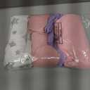 Crib Sheets for Girls 4 Pack, Fitted Crib Sheets for Standard Size Crib and Toddler Mattresses, Soft and Breathable Baby Gift Girl Set, Pink (52"X28")