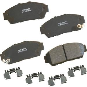 Bendix Premium SBC617 Ceramic Front Brake Pads for Acura Integra 2001-1994, Honda Civic 1995-1994, Civic del Sol 1997-1996