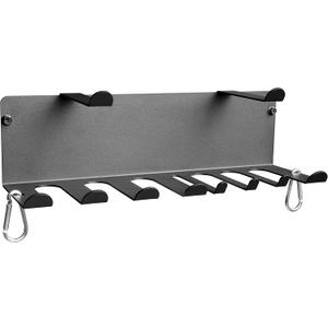 Multi-Purpose Gym Equipment Storage Rack Resistance Bands Storage Hanger Barbell Rack Heavy Duty Gym Rack for Exercise Bands, Lifting Belts and Jump Ropes