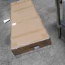 Queen Size Bed Frame with Upholstered Wingback Headboard, Easy Assemnly Platform Bed, Wooden Slat Support No Box Spring Needed, Light Gray