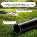 75Ft 1/2" Tubing High-Flow Drip Irrigation System, 360 Adjustable Garden Watering System with 40 Nozzles, Dual-Side Watering Kit for Raised Beds, Greenhouses & Efficient Plant Irrigation