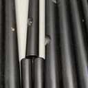 Side Table Set of 2, Small Round End Table with Storage Shelf for Small Space, 2-Tier Black Bedside Table Sofa Couch Table, Nighstands Set of 2 Accent Table for Living Room, Bedroom, Black