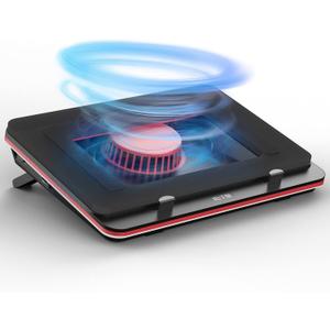 GT500 Powerful Turbo-Fan (5000 RPM) Laptop Cooling Pad with Infinitely Variable Speed,Seal Foam for Rapid Cooling Gaming Laptop,13-17.3inch Laptop Cooler with 3-Port USB Hub (V1(Hub))