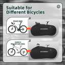 ROCKBROS Bike Travel Bag for Transportation Travel Outdoor Indoor Bike Storage Bag Anti-dust Waterproof Bike Covers for 26 inch Mountain Bike Road Bike, Black