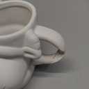 LOYIM Set of 4 Christmas Ceramic to Paint Color Your Own Mugs Christmas Craft for Adult Santa Snowman Elk Penguin DIY Mug Painting Kit with Paints, Brushes, Palette for Xmas Activity Art Decoration