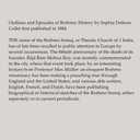 Outlines and Episodes of Brahmic History