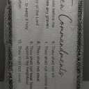 YWMZYKJGS The 10 Commandments Bible Verse Wall Art Decor 40"×15" Christian Ten commandments God Jesus Prayer Religious Saying Sign Rustic Inspirational Catholic Scripture Wood Framed Hanging (Black)