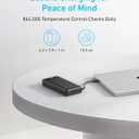 Anker Power Bank, 20,000mAh Travel Essential Portable Charger with Built-in USB-C Cable, 3-Port 87W Max Fast Charging Battery Pack, for MacBook, iPhone 16/15 Series, Samsung, Switch, and More