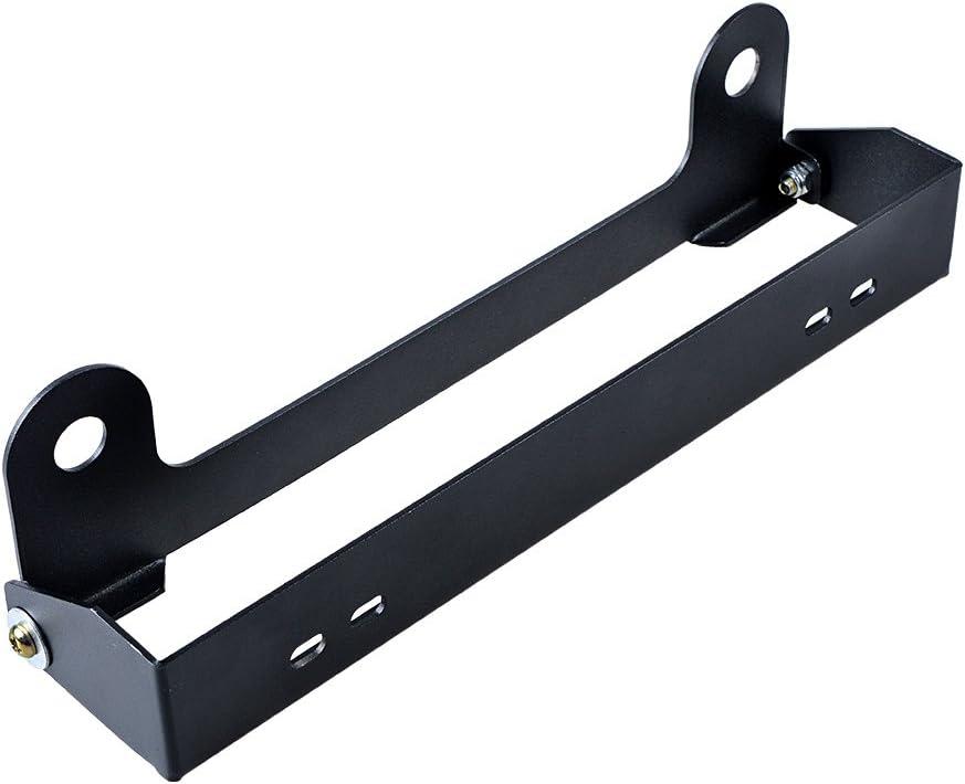 Flip-Up 254mm Hawse Fairlead Mounted License Plate Holder Mount Bracket (Black), A05190AZO2