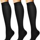 Laite Hebe 3 Pack Medical Compression Sock-Compression Sock For Women and Men Circulation -Best for Running,Nursing,Athletic Sports size L/XL