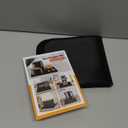 Heat Resistant Mat for Air Fryer, 15 x 18in Heat Resistant Mat for Countertop, Fireproof Silicone Countertop Protector Appliance Slider Hot pod for Air Fryer, Coffee Maker, Toaster, Oven (Black)