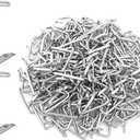 1000Pcs 3/4" Galvanized Hog Rings Assortment Kit, Professional Hog Rings Installation Kit for Bungee Shock, Cords, Animal Pet Cages