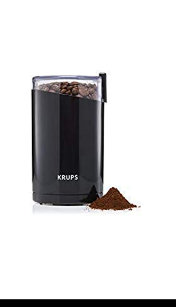 KRUPS 1500813248 203 Electric Spice and Coffee Grinder with Stainless Steel Bladed