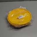 4 x Dog Frisbee  Soft Rubber Flying Disc Toy for Small Dogs, 9 Yellow  Safe, Lightweight & Fun