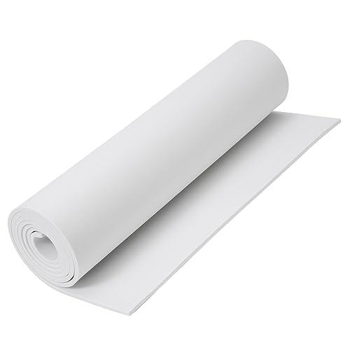 AMZQNART EVA Foam 5mm, Cosplay Foam Roll 16 x 59in（6.5sqft）White, Suitable for Large Foam Cosplay Modeling, DIY Projects, Crafts, Ultra High Density 90 kg/m3.