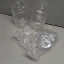 24 Pcs Ribbed Martini Glasses 10 oz Disposable Plastic Vintage Ribbed Coupe Glasses Unbreakable Dessert Parfait Glassware for Wedding Birthday Party Supplies (Clear)