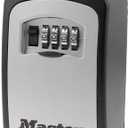 Master Lock Set Your Own combination Wall Mount Lock Box, 5 Key capacity, Black 5401EC