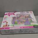 OCTERIC Doll House for Girls ,13 Rooms Doll House with 2 Dolls, Lights, Puppies ,Furnitures, Accessories, Toddler Playhouse Gift for for 3 4 5 6 7 8 9 10 Year Old Girls Toys (Purple)