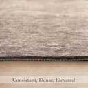 Mohawk Home 5' x 7' Premium Luxury Non Slip Rug Pad 1/4 Thick Dual Surface Felt + Rubber Gripper - Safe for All Floors, Synthetic Fiber, Grey